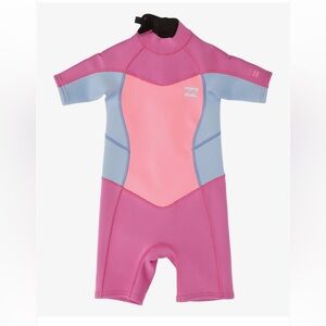 BILLABONG Synergy 2mm Back Zip Short Sleeve Springsuit